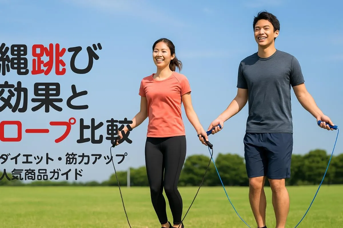 トレーニングで縄跳びの効果とおすすめロープ比較｜ダイエット・筋力アップ・人気商品選び方ガイド